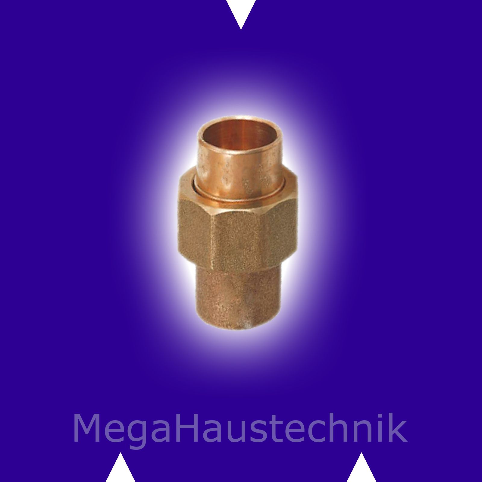 Verschraubung flach dichtend mit Dichtung Fitting 4330 Rotguss